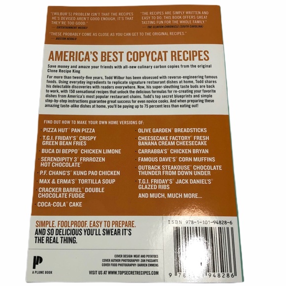 Top Secret Restaurant Recipe Hacks Cookbook - Picture 2 of 2